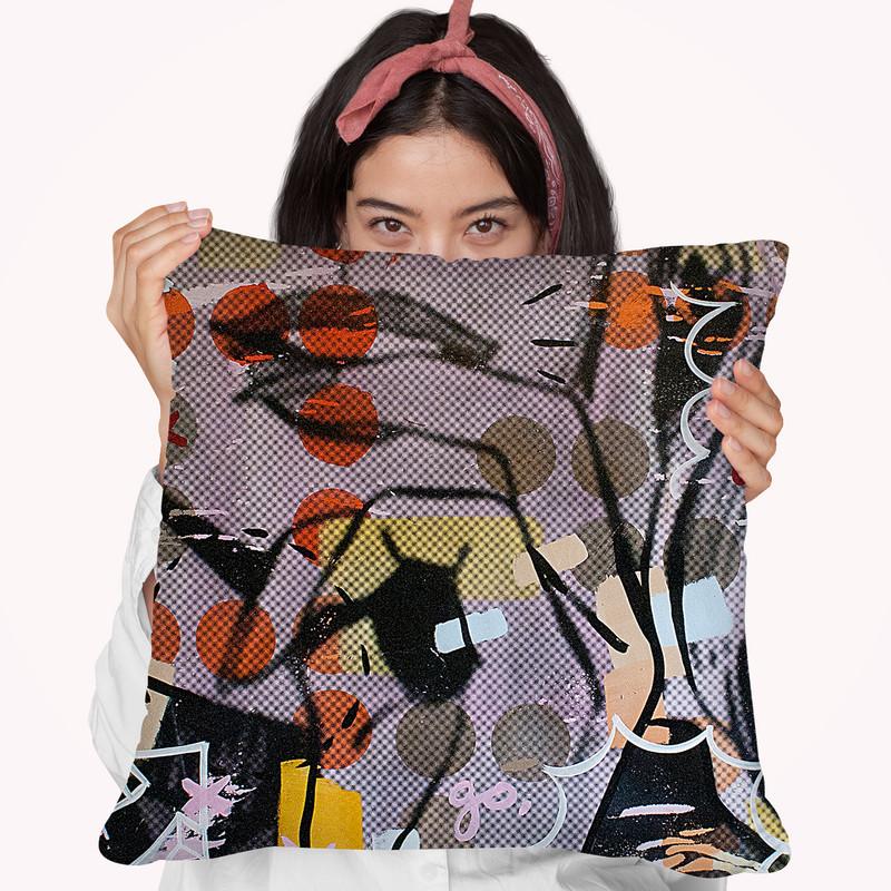 Wait Wait Go 1 Throw Pillow By Dan Monteavaro - All About Vibe