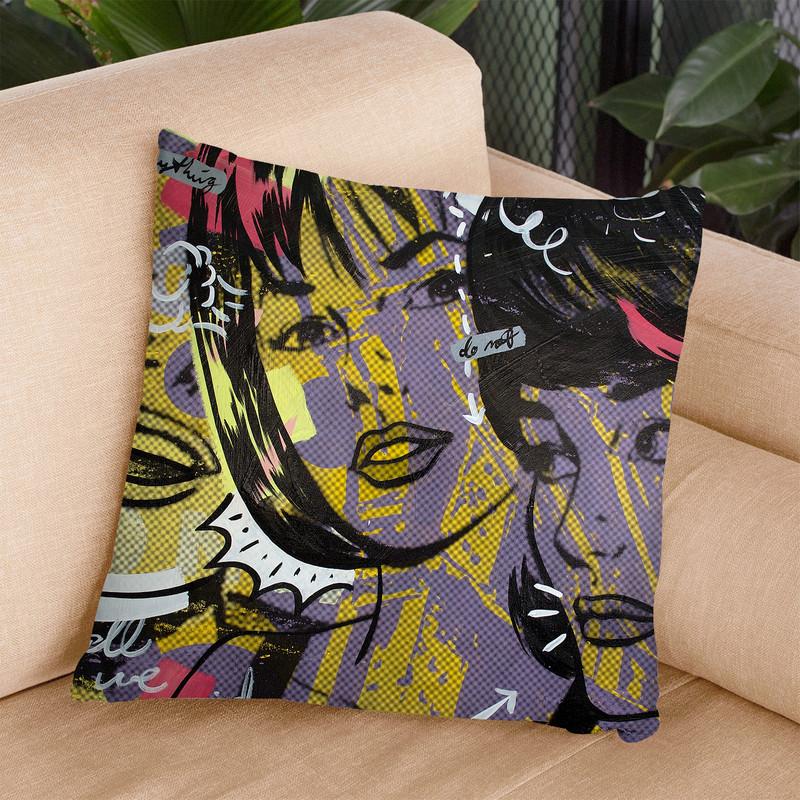 Anything We Said Throw Pillow By Dan Monteavaro - All About Vibe