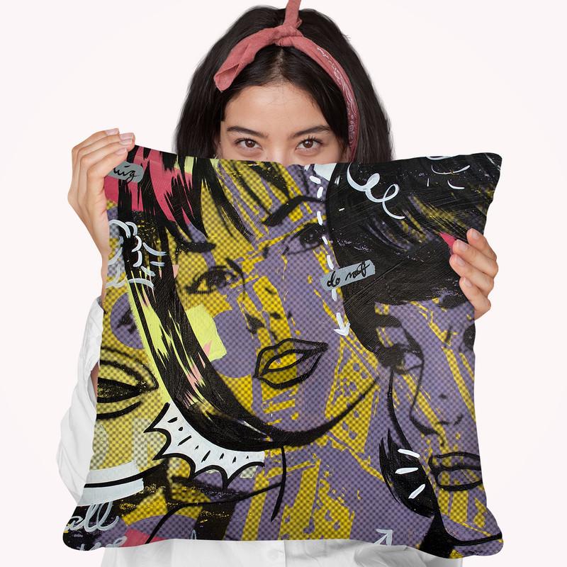 Anything We Said Throw Pillow By Dan Monteavaro - All About Vibe