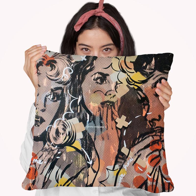 Candyland Throw Pillow By Dan Monteavaro - All About Vibe
