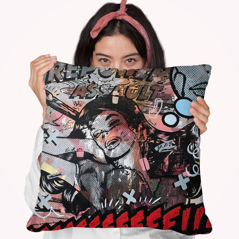 Firepower Assault Throw Pillow By Dan Monteavaro - All About Vibe
