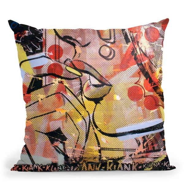 Klank Klank Throw Pillow By Dan Monteavaro - All About Vibe