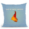 Upside Down South America Throw Pillow By American Flat - All About Vibe