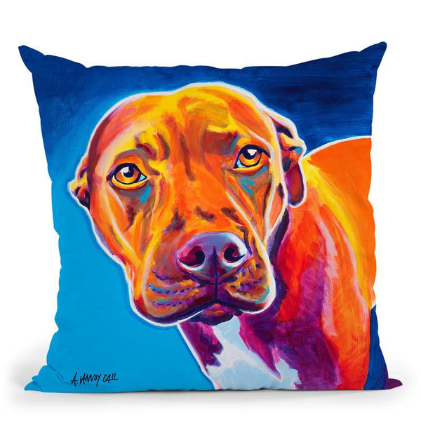 Emma Throw Pillow By Dawgart - All About Vibe