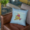 Upside Down North America Throw Pillow By American Flat - All About Vibe