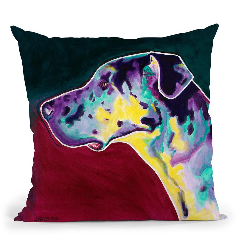 Boz Throw Pillow By Dawgart - All About Vibe