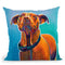 Elle Throw Pillow By Dawgart - All About Vibe
