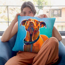 Elle Throw Pillow By Dawgart - All About Vibe