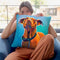 Elle Throw Pillow By Dawgart - All About Vibe