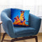 Erin & Eiko Throw Pillow By Dawgart - All About Vibe