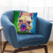 Ernest Throw Pillow By Dawgart - All About Vibe