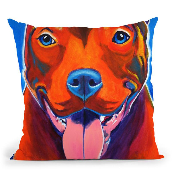 Jenny Throw Pillow By Dawgart - All About Vibe