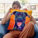 Martha Throw Pillow By Dawgart - All About Vibe