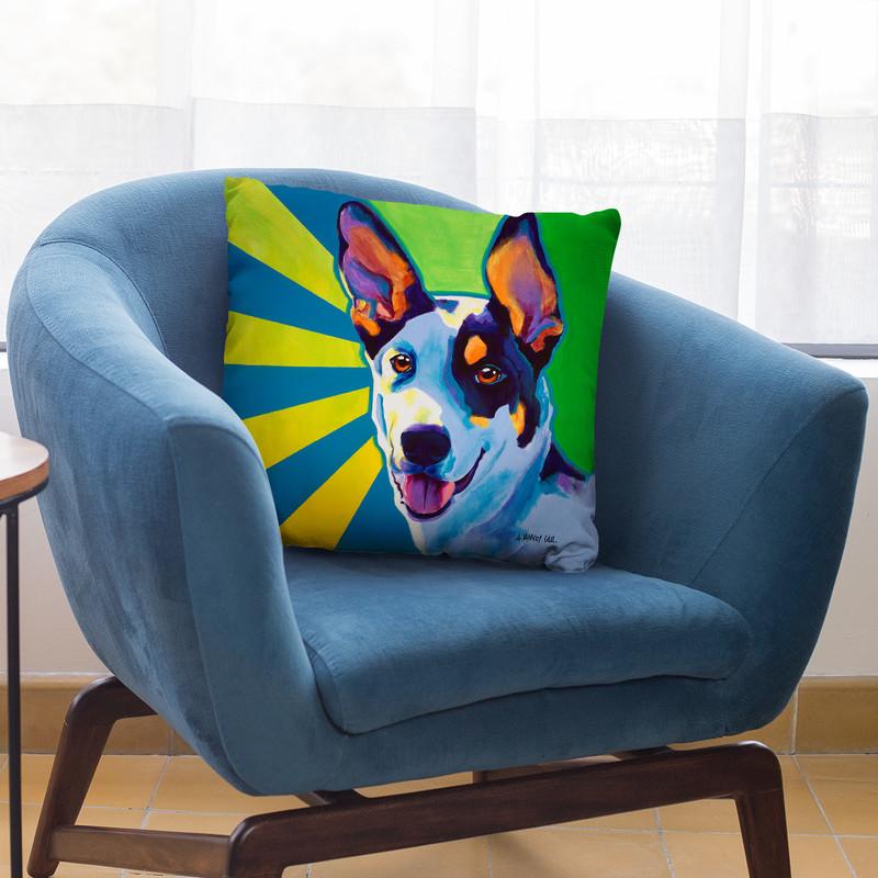 Oakey Throw Pillow By Dawgart - All About Vibe