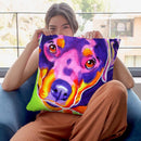 Paige Throw Pillow By Dawgart - All About Vibe
