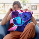 Puppy Love Throw Pillow By Dawgart - All About Vibe