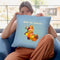 Upside Down Africa Throw Pillow By American Flat - All About Vibe
