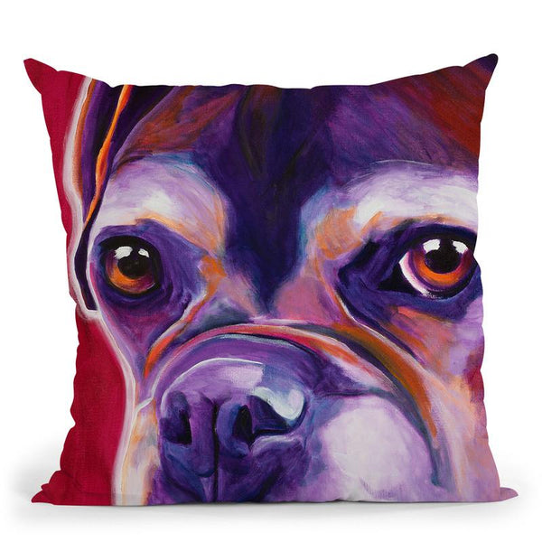 Wallace Throw Pillow By Dawgart - All About Vibe