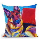 Zeke Throw Pillow By Dawgart - All About Vibe