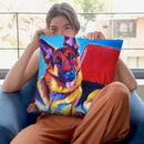 Zeke Throw Pillow By Dawgart - All About Vibe
