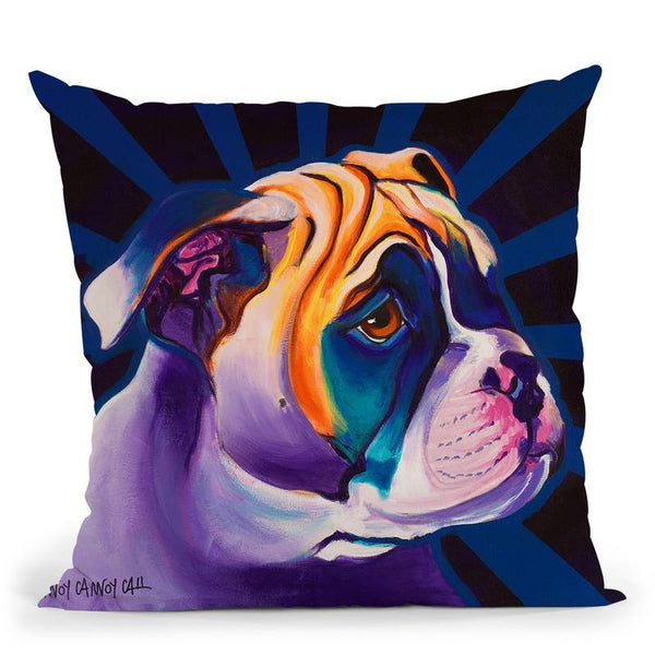 Bob Throw Pillow By Dawgart - All About Vibe