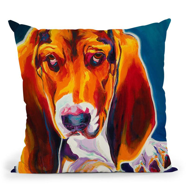 Ears Throw Pillow By Dawgart - All About Vibe