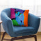 Kitten Blue Throw Pillow By Dawgart - All About Vibe