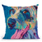 Lizzy Throw Pillow By Dawgart - All About Vibe