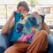 Lizzy Throw Pillow By Dawgart - All About Vibe