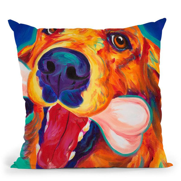 My Favorite Bone Throw Pillow By Dawgart - All About Vibe