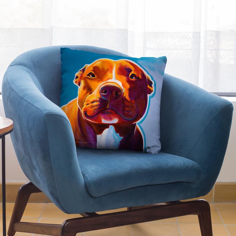 Scarlett Throw Pillow By Dawgart - All About Vibe