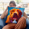 Scarlett Throw Pillow By Dawgart - All About Vibe