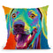 Taffy Throw Pillow By Dawgart - All About Vibe