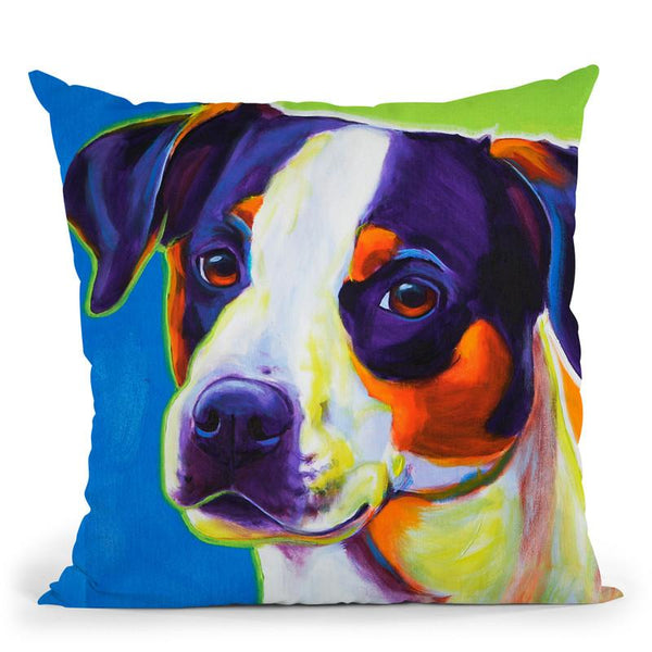 Lady Baillee Throw Pillow By Dawgart - All About Vibe