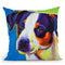 Lady Baillee Throw Pillow By Dawgart - All About Vibe