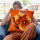 Blue Throw Pillow By Dawgart - All About Vibe