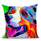 Aussie Throw Pillow By Dawgart