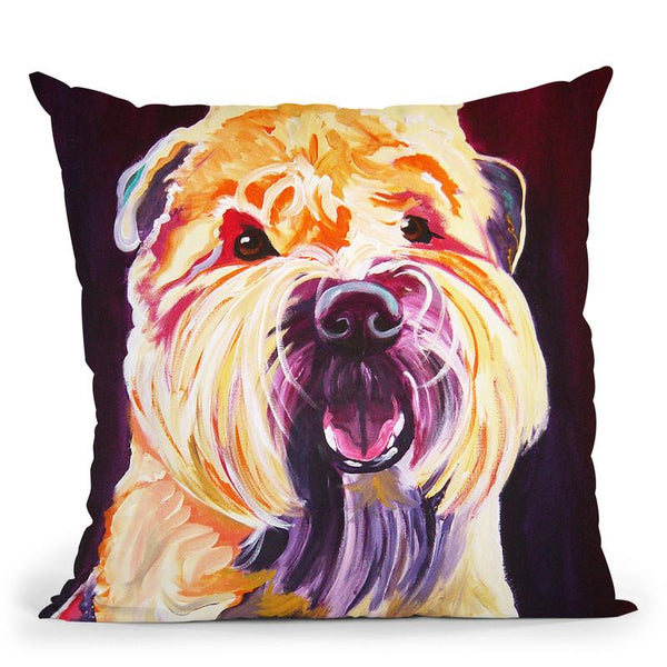 Bailey Boy Throw Pillow By Dawgart - All About Vibe