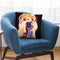 Bailey Boy Throw Pillow By Dawgart - All About Vibe