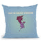 Upside Down United Kingdom Throw Pillow By American Flat - All About Vibe