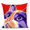 Cat Issa Throw Pillow By Dawgart - All About Vibe
