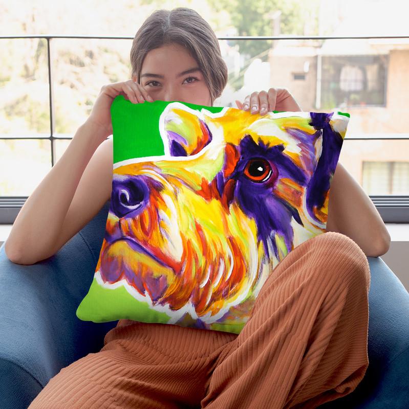 Elroy Throw Pillow By Dawgart - All About Vibe
