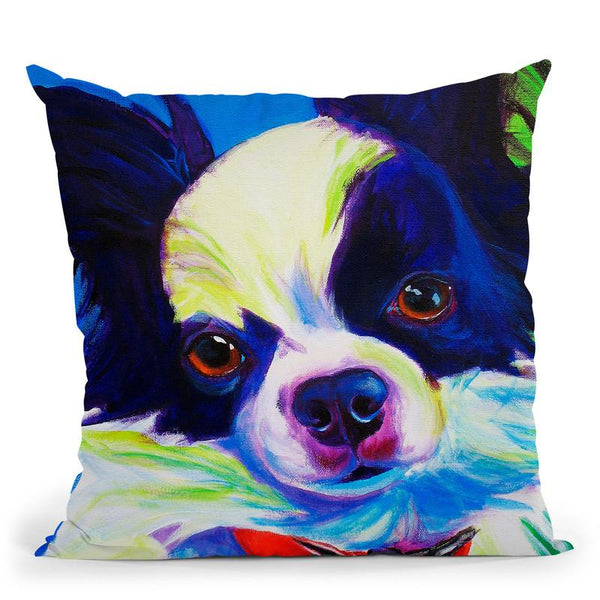 Esso Gomez Throw Pillow By Dawgart - All About Vibe
