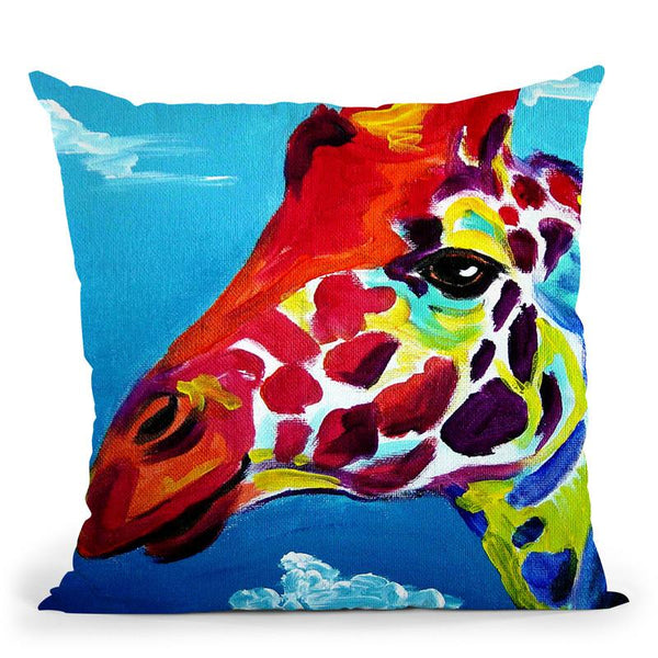 Giraffe Throw Pillow By Dawgart - All About Vibe