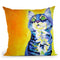 Here Kitty Kitty Throw Pillow By Dawgart - All About Vibe