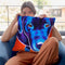 Lab Olive Throw Pillow By Dawgart - All About Vibe