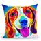 Lucy Throw Pillow By Dawgart - All About Vibe