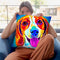 Lucy Throw Pillow By Dawgart - All About Vibe