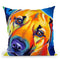 Lulu Throw Pillow By Dawgart - All About Vibe