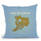 Upside Down Canada Throw Pillow By American Flat - All About Vibe